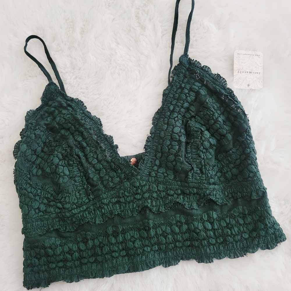 🍾FREE PEOPLE AMINA BRALETTE SIZE L - Picture 6 of 8
